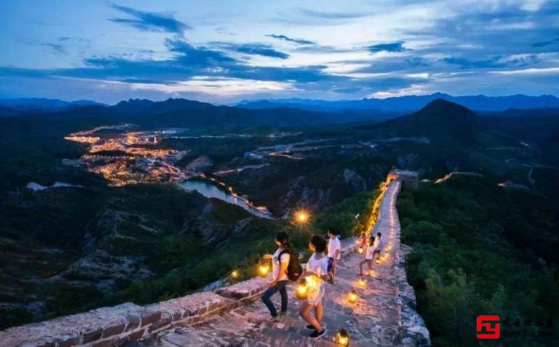 古北水鎮(zhèn)長城夜景